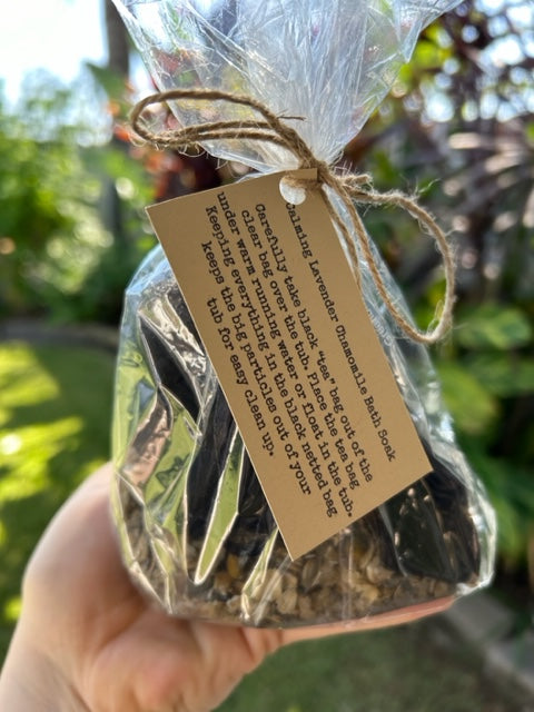 CALMING BATH SOAK "TEA" BAG